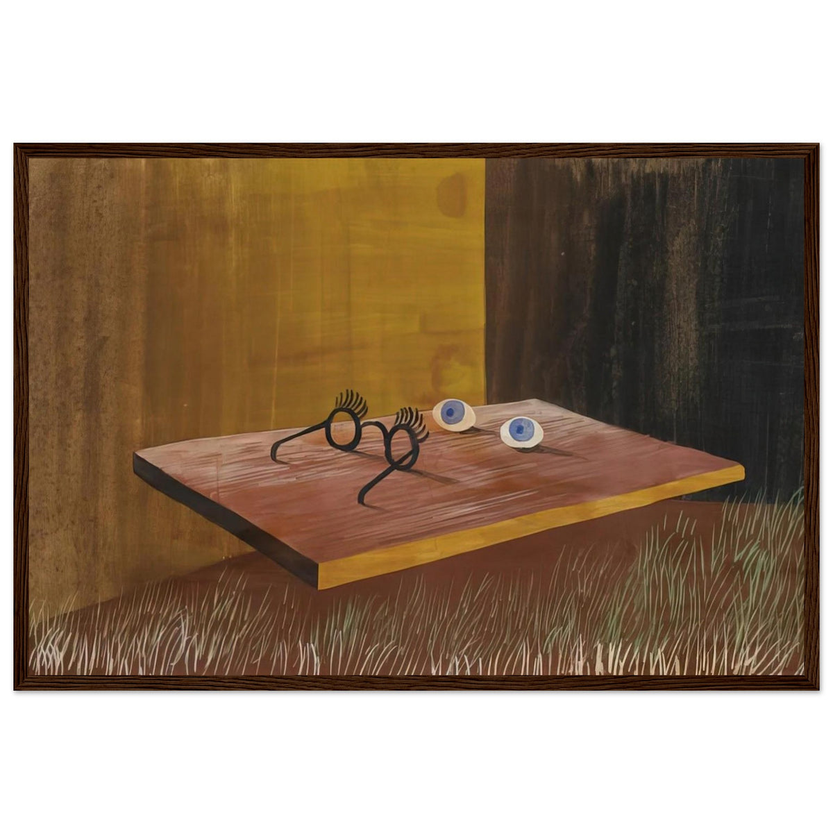 EYES ON THE TABLE 1938 Framed Poster | Remedios Varo Framed Prints Wall Art | Remedios Varo Shop