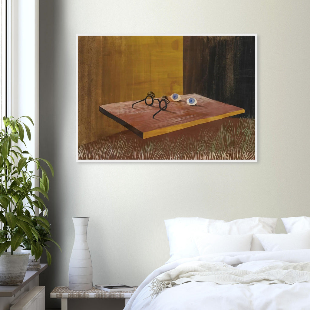 EYES ON THE TABLE 1938 Framed Poster | Remedios Varo Framed Prints Wall Art | Remedios Varo Shop