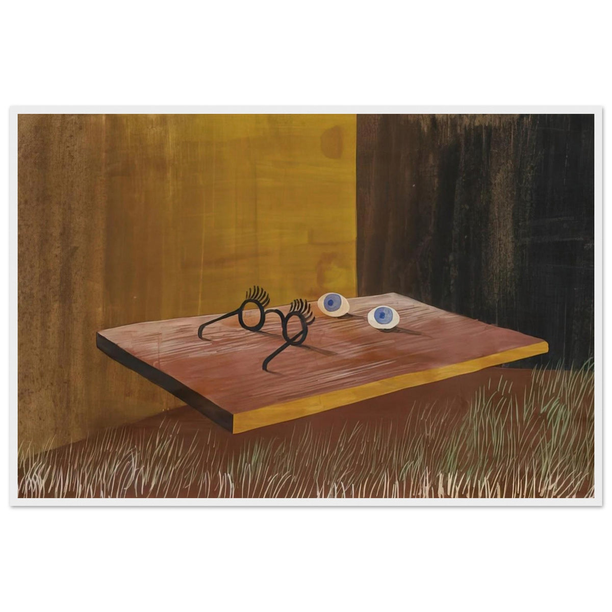 EYES ON THE TABLE 1938 Framed Poster | Remedios Varo Framed Prints Wall Art | Remedios Varo Shop