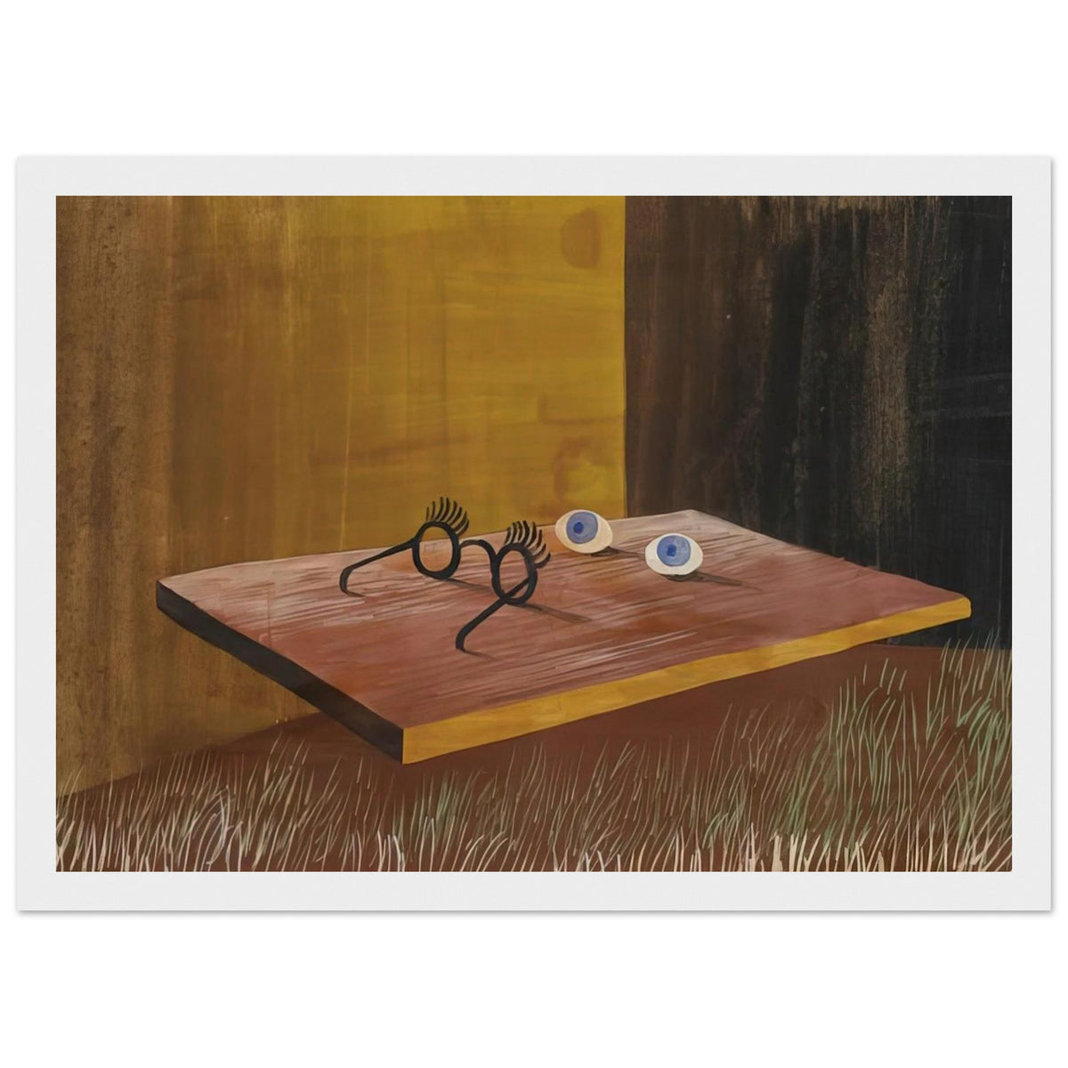 EYES ON THE TABLE 1938 Framed Poster | Remedios Varo Framed Prints Wall Art | Remedios Varo Shop