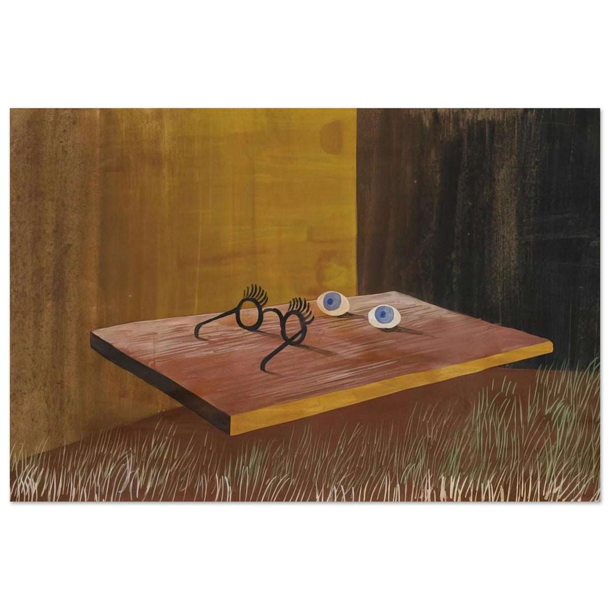 EYES ON THE TABLE 1938 Poster | Remedios Varo Poster | Remedios Varo Shop