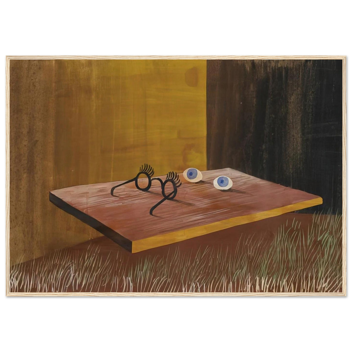 EYES ON THE TABLE 1938 Framed Poster | Remedios Varo Framed Prints Wall Art | Remedios Varo Shop