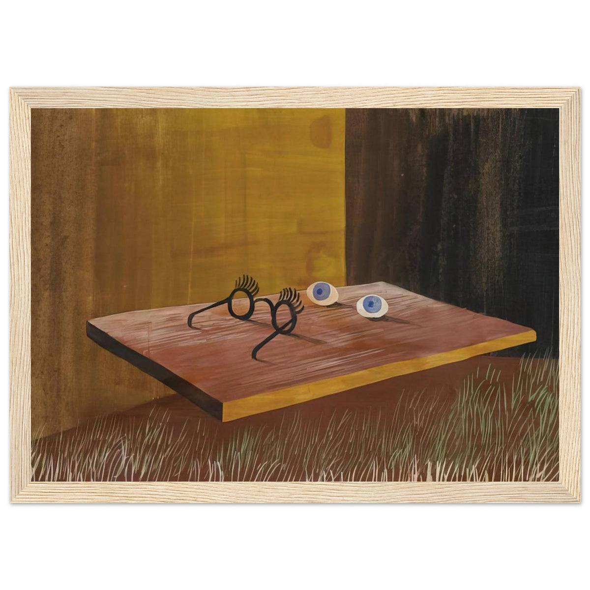 EYES ON THE TABLE 1938 Framed Poster | Remedios Varo Framed Prints Wall Art | Remedios Varo Shop