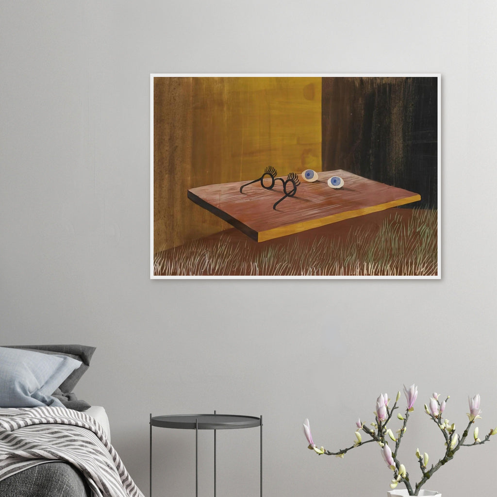 EYES ON THE TABLE 1938 Framed Poster | Remedios Varo Framed Prints Wall Art | Remedios Varo Shop