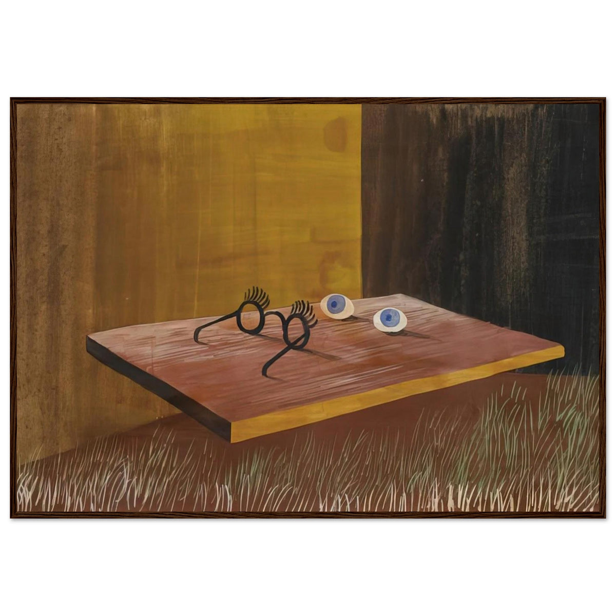 EYES ON THE TABLE 1938 Framed Poster | Remedios Varo Framed Prints Wall Art | Remedios Varo Shop